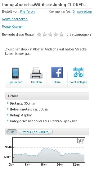 Rennrad: Bikemap als Tourplaner
