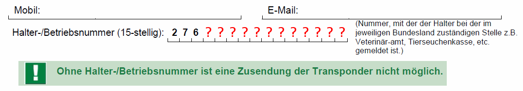 Equidenpass: Die Sache mit der Betriebsnummer